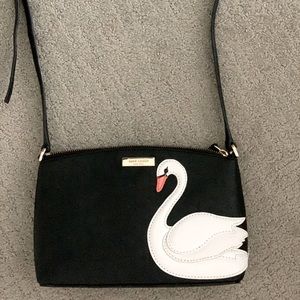 Kate Spade Swan Millie Black Crossbody Bag